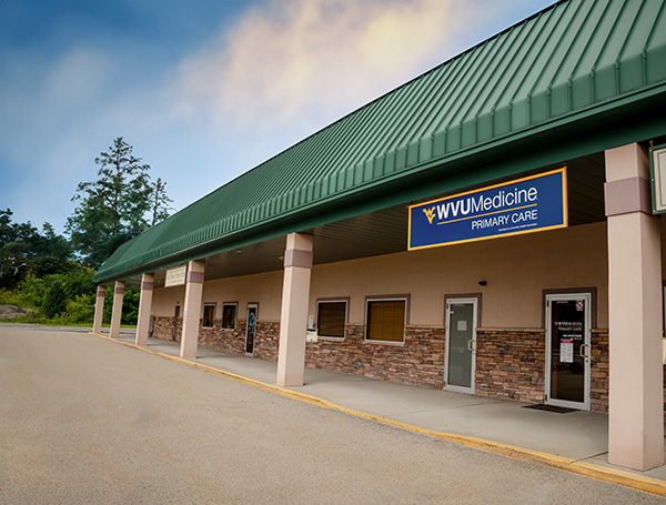 Exterior shot of the WVU Medicine Uniontown Hospital Primary Care clinic in Scottdale PA